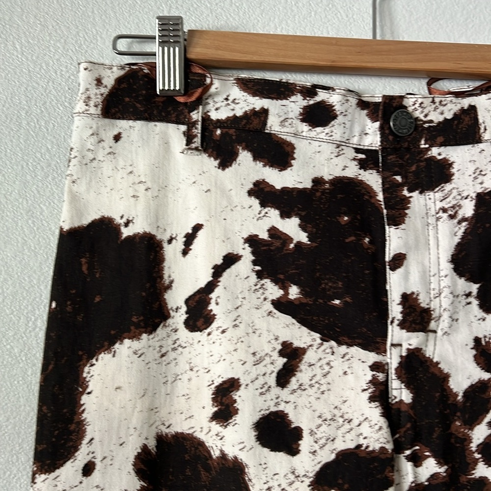 Motel Zoven trouser cow hide b/w - Picture 3 of 8